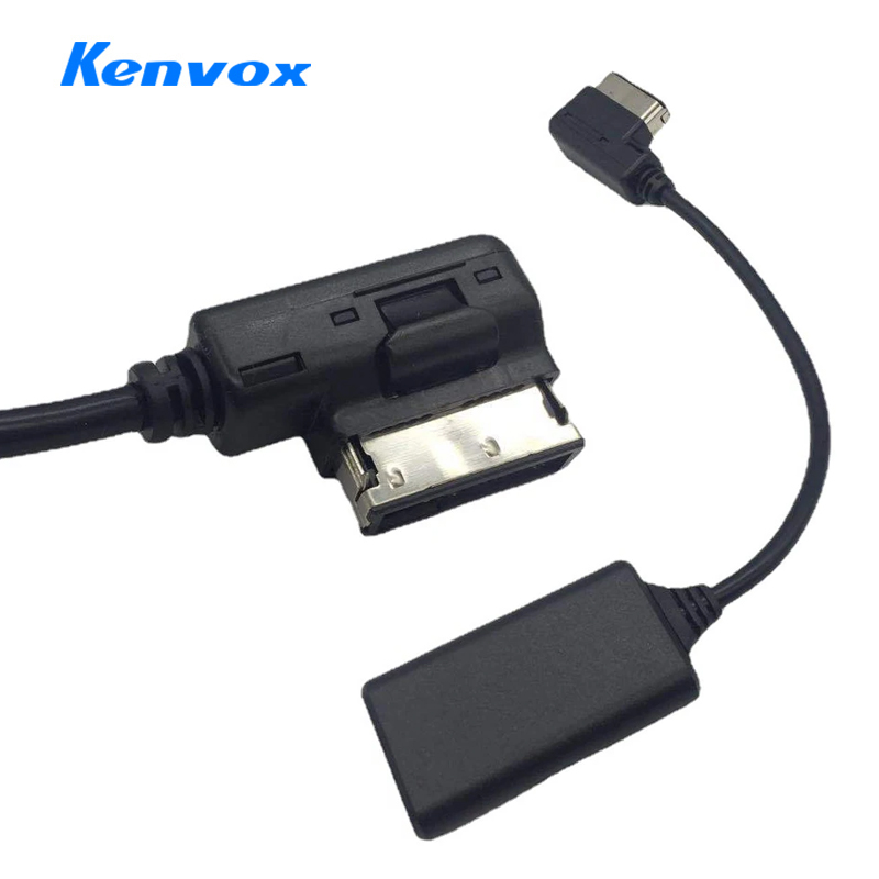 Bluetooth Adapter Receiver - โมดูลบลูทูธตัวรับสัญญาณ AUX สายเคเบิลอะแดปเตอร์เพลงสเตอริโอเหมาะสำหรับ AMI มัลติมีเดียอะแดปเตอร์บลูทูธ AUX