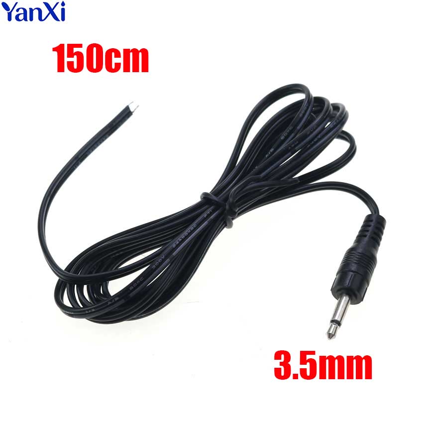 Audiophile Headphone Wired - 1/5/10 ชิ้น 3.5 มม. ชุดหูฟังสเตอริโอแบบโมโนปลั๊กตัวผู้พร้อมสายเคเบิล 2