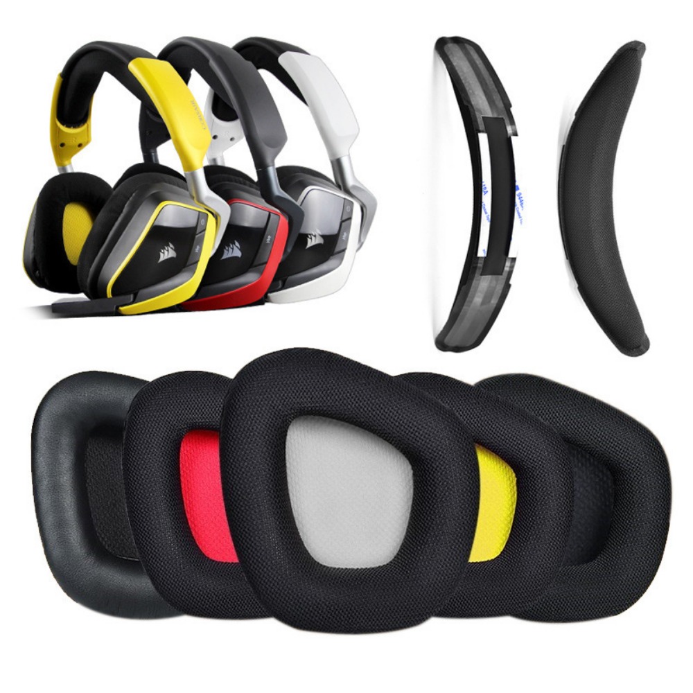 Gaming Headset Rgb - Ivinxy แผ่นรองหูฟังหน่วยความจําโฟมหูฟังสําหรับ Corsair Void RGB Elite