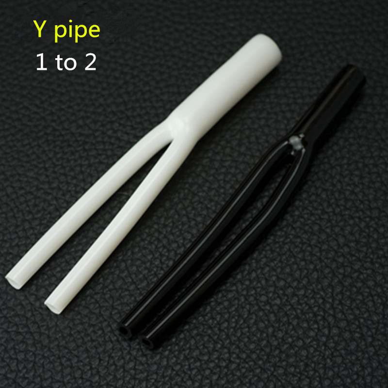 Audio Splitter Y - 10ชิ้น/ล็อตกาวนุ่ม Splitter Y หลอดครึ่งสาย Y หลอดสายสัญญาณเสียง