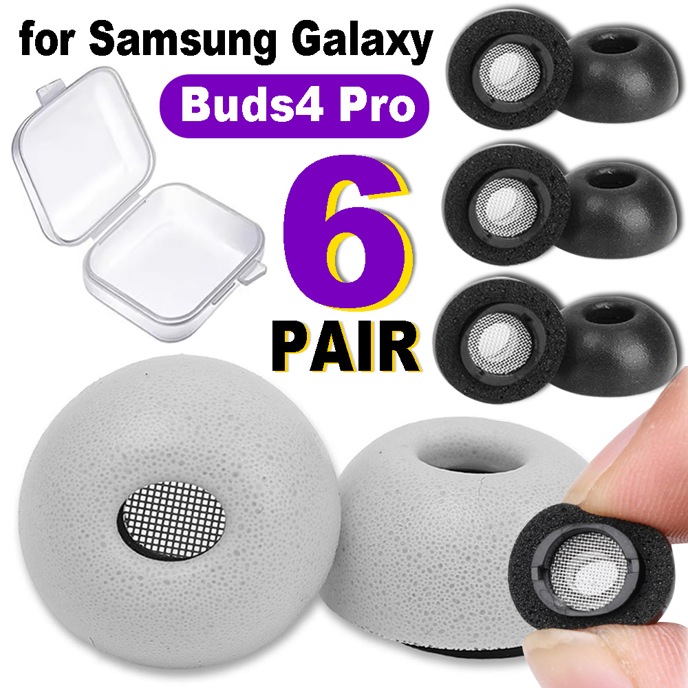Bluetooth Headset On Ear - จุกหูฟังเมมโมรี่โฟมสำรองสำหรับ Galaxy Buds4 Pro หูฟังบลูทูธแบบใส่ในหูสำหรับ Samsung