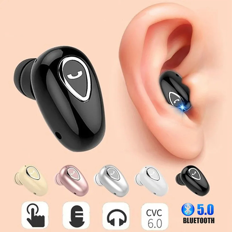 Wireless Earbuds Tws - YX01 หูฟังไร้สายชนิดใส่ในหูเวลาสแตนด์บายบลูทูธ 5.0 หูฟัง TWS 3D