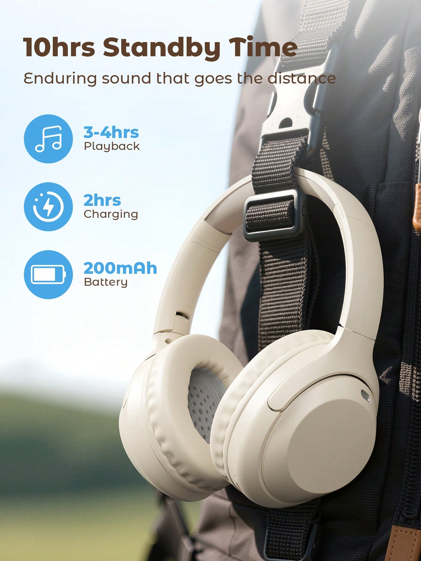 Usb C Earphone - เทคเว นิว ไวร์เลส โอเวอร์เอียร์ หูฟังแบบครอบหู พร้อมสายคาดศีรษะแบบยืดได้