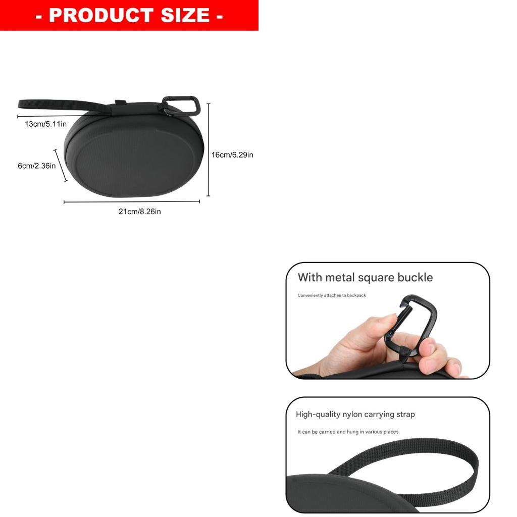Headphone Case Hard - EVA Hard Case หูฟังสำหรับเล่นเกมหูฟังตัดเสียงรบกวนกระเป๋าเดินทางป้องกันแบบพกพาอุปกรณ์เสริม D2RC