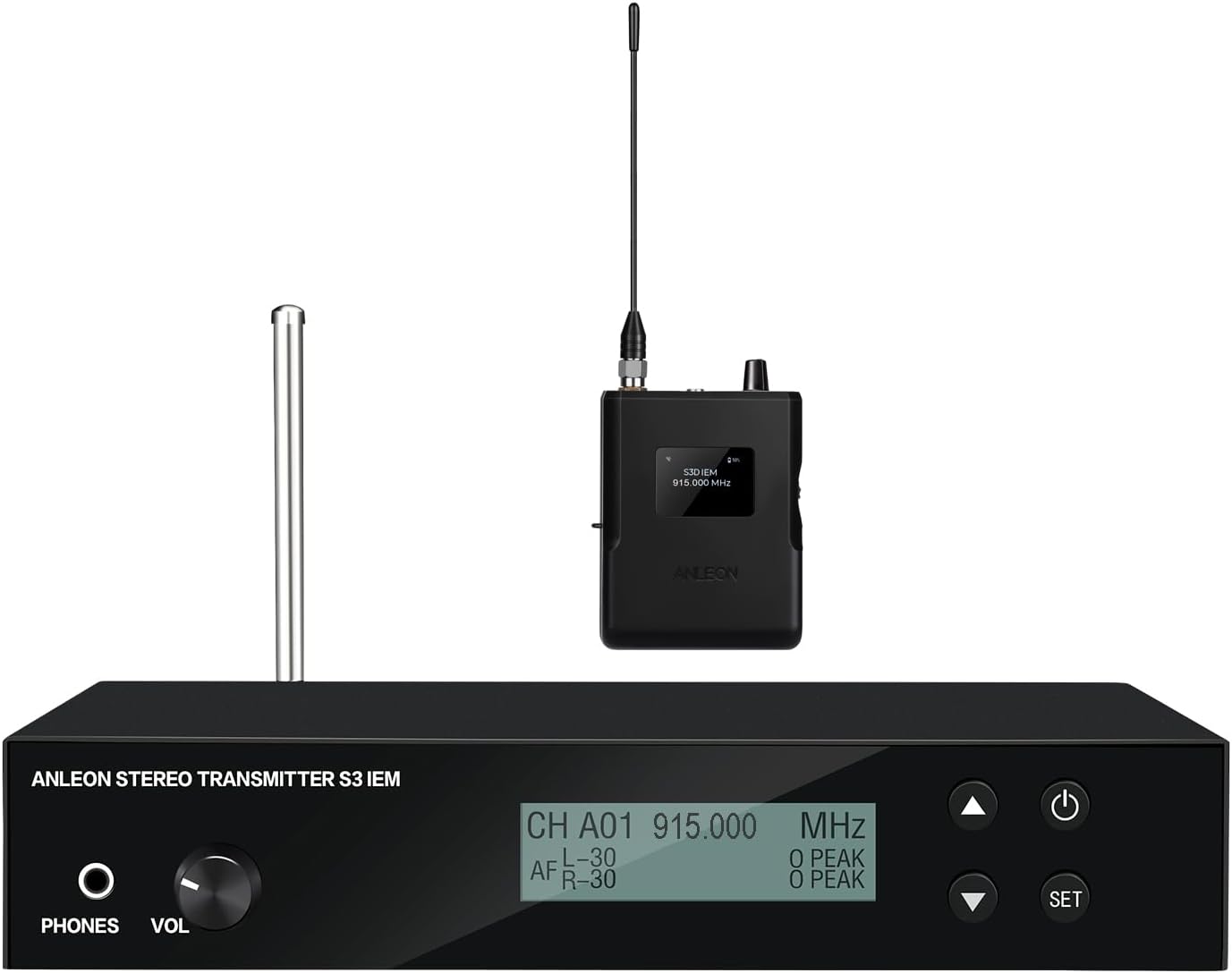 In Ear Monitor Iem - ระบบมอนิเตอร์แบบไร้สายในหู ANLEON S3D Professional UHF Stereo