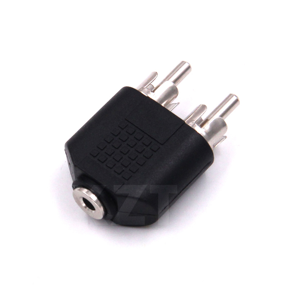 Earphone Splitter Jack - อะแดปเตอร์สเตอริโอ 3.5 มม. ตัวผู้ เป็น 2