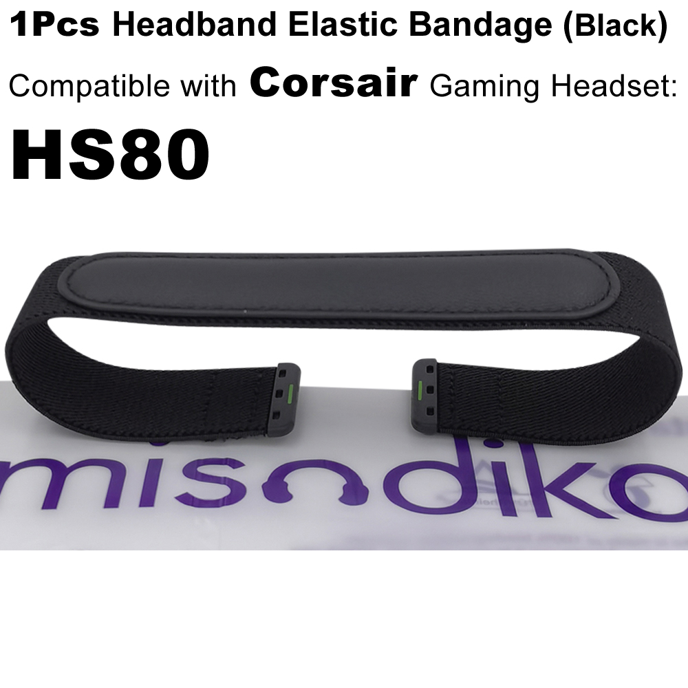 Gaming Headset Rgb - Misodiko ยืดหยุ่นผ้าพันแผลสำหรับ CORSAIR HS80ชุดหูฟังไร้สาย RGB Gaming