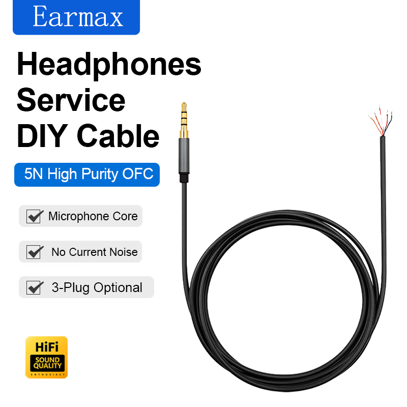 Usb C Earphone - ชุดหูฟัง 3.5 มม.พร้อมไมโครโฟนหูฟังซ่อม TYPE-C เปลี่ยน 5-Core