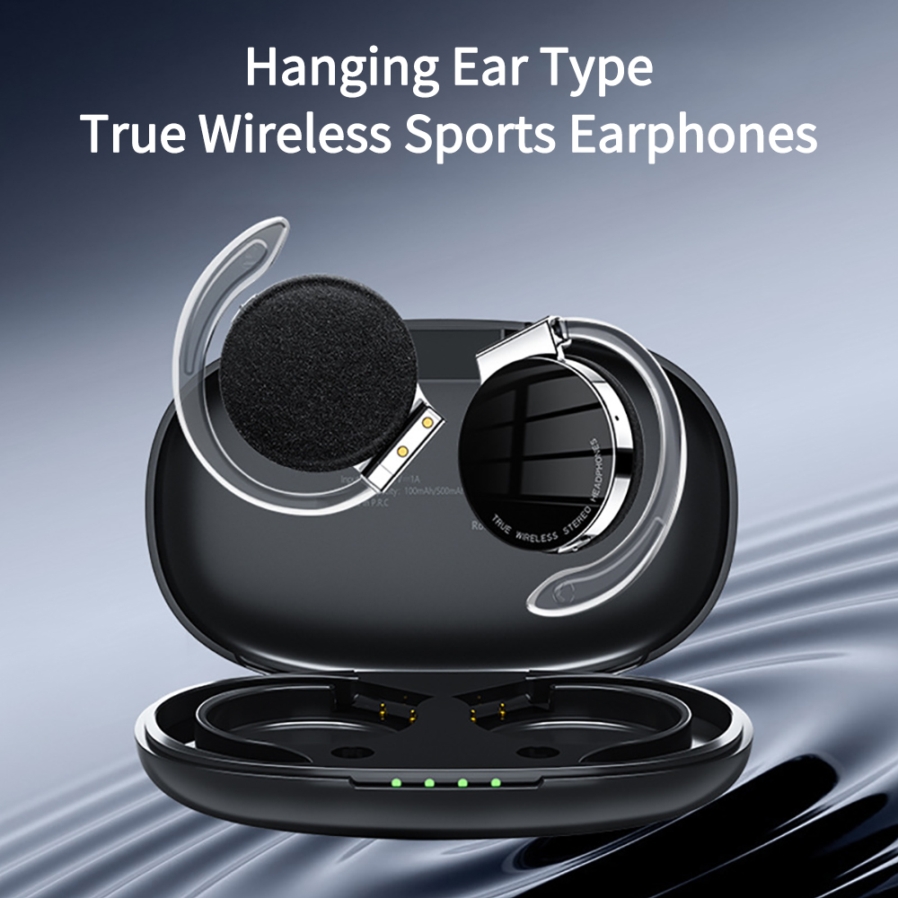 Sports Earphone Hook - F2 TWS ชุดหูฟังบลูทูธไร้สายหูฟังเพลงสเตอริโอตัดเสียงรบกวนหูฟังออกกำลังตัดเสียงรบกวน