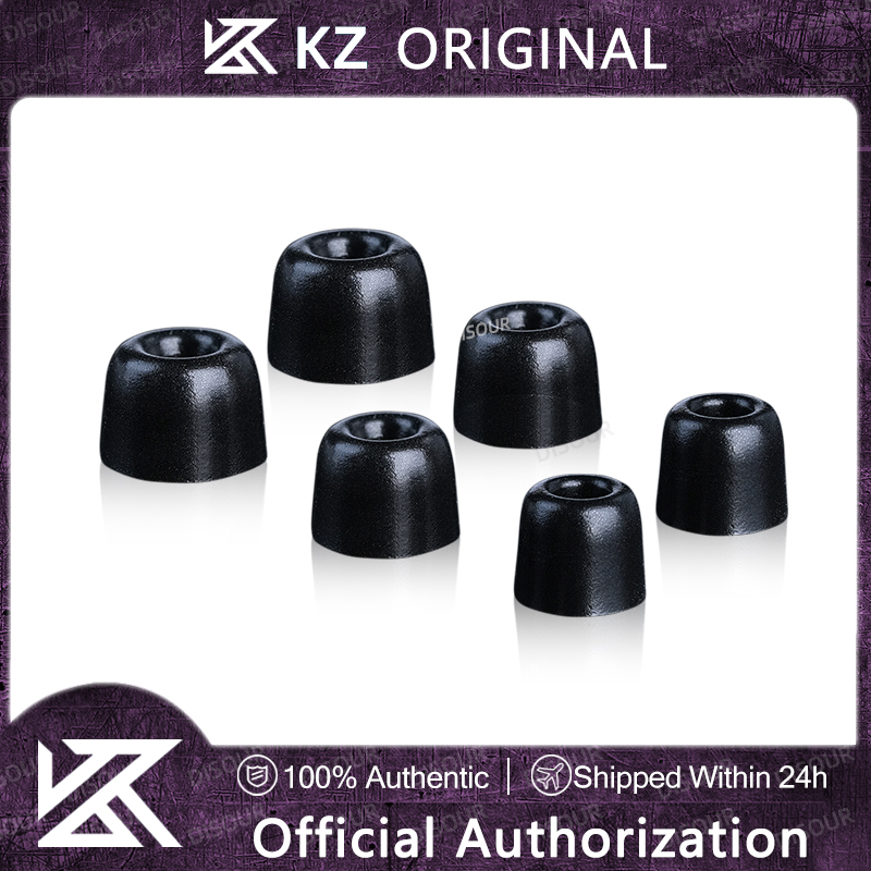 Earphone Foam Tip - KZ-FT01 จุกหูฟังเมมโมรี่โฟม จุกหูฟังแบบแยกเสียงรบกวนสำหรับหูฟังชนิดใส่ในหู ขนาด S/M/L สำหรับจุกอุดหูแบบใส่ในหูส่วนใหญ่