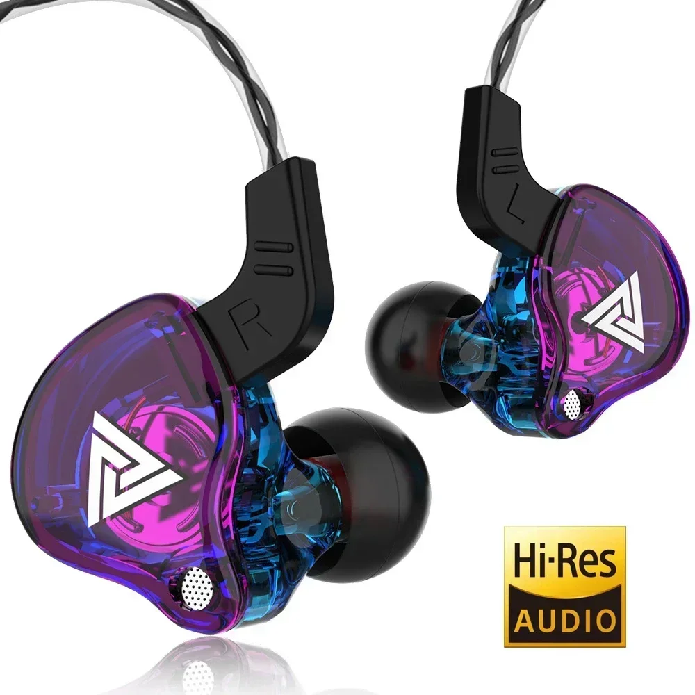 Wired Earphone Mic - หูฟังแบบมีสาย QKZ AK6 รุ่นใหม่ ไดรเวอร์ทองแดง HiFi