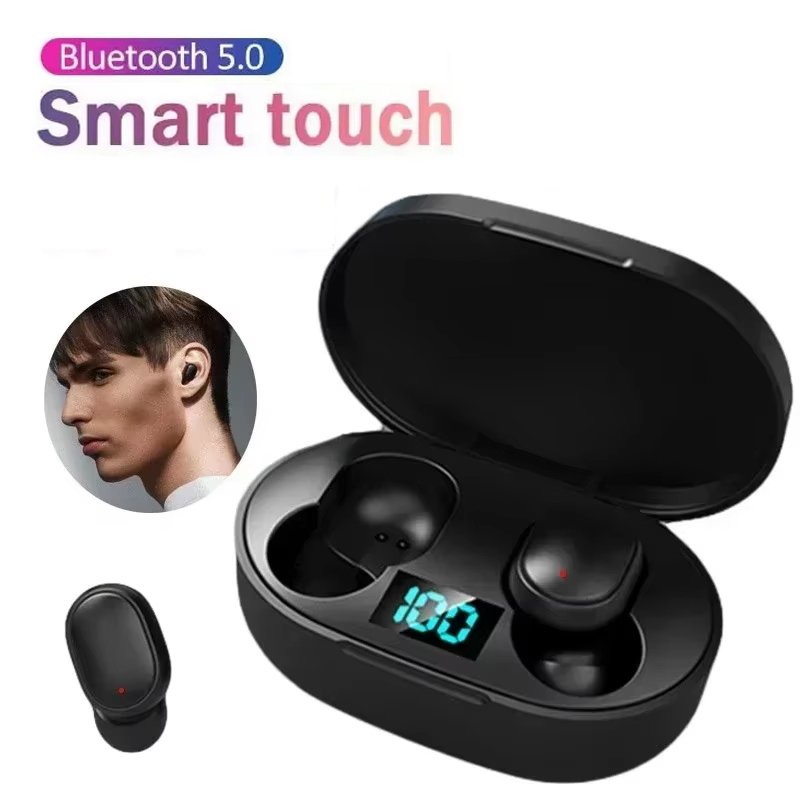 Wireless Earbuds Tws - A6S TWS หูฟังไร้สายบลูทูธชุดหูฟังระบบควบคุมแบบสัมผัสหูฟังพร้อมไมโครโฟน HD หูฟังกีฬาหูฟังกันน้ำสำหรับไอโฟน