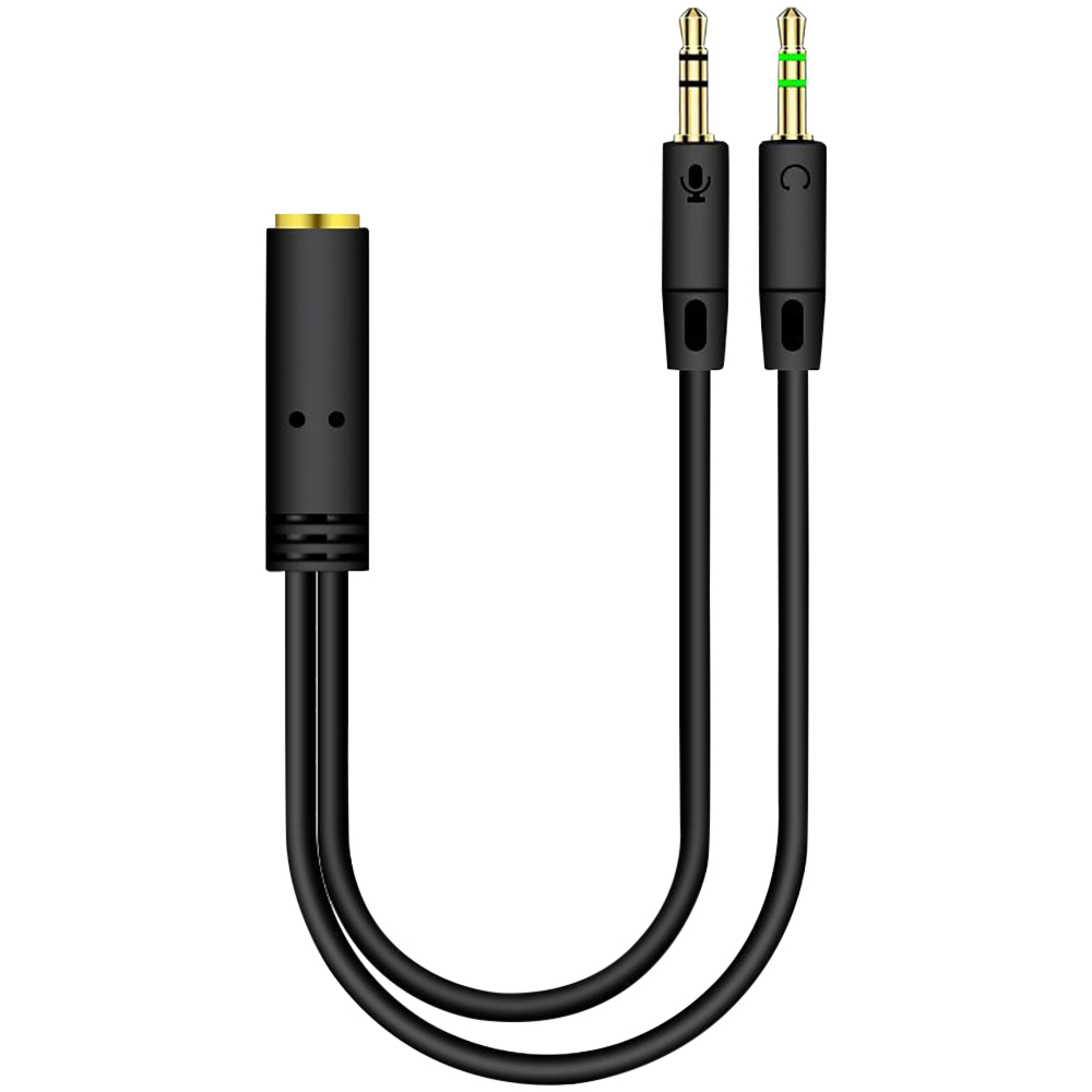 Earphone Splitter Jack - แจ็ค 3.5 มม.2 ชาย 1 หญิงอะแดปเตอร์หูฟัง