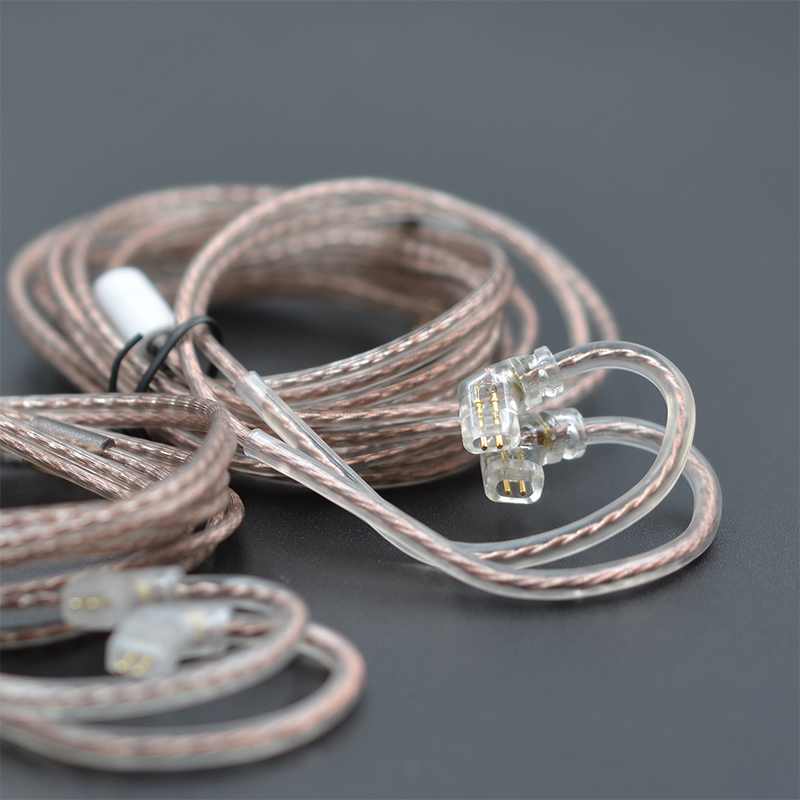 Wired Earphone Mic - สายหูฟัง KZ ของแท้ สายทองแดงปลอดออกซิเจน ไมโครโฟนเสริม หัวเสียบ