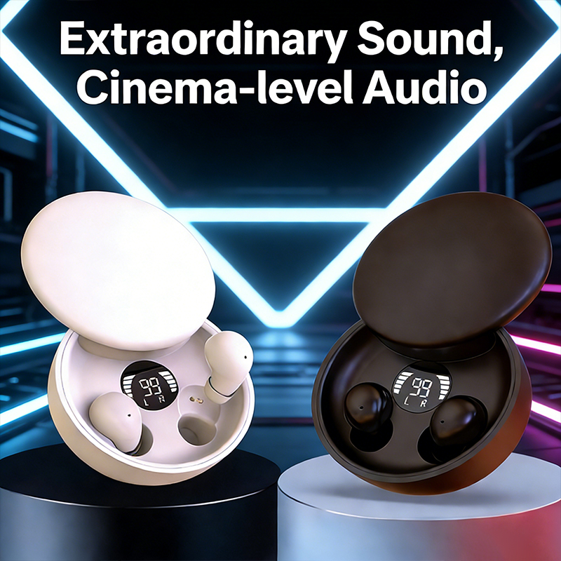 Bluetooth Headset On Ear - SK26 บลูทูธ 5.3 หูฟังไร้สาย หูฟังขนาดเล็ก สำหรับนอนหลับ