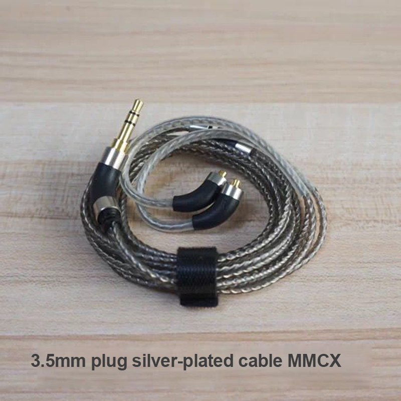 Audiophile Headphone Wired - สายอัพเกรดหูฟังเคลือบเงิน MMCX, สาย HiFi Audiophile ใช้ได้กับ