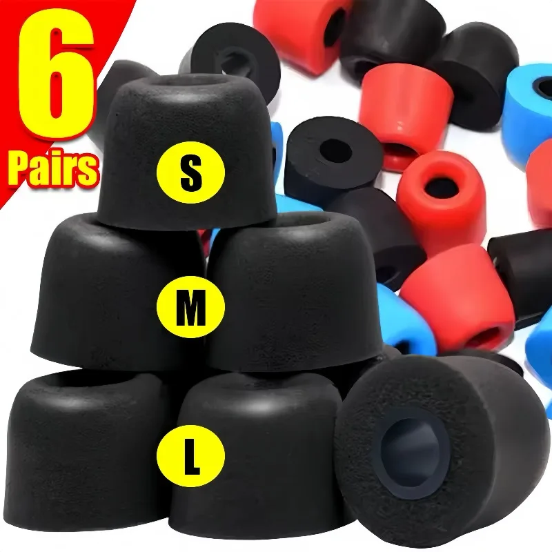 Earphone Foam Tip - จุกหูฟังเมมโมรี่โฟมสำหรับหูฟังแบบใส่ในหูขนาด 4.5 มม. ลดเสียงรบกวน สวมใส่สบาย จุกหูฟังสำรอง