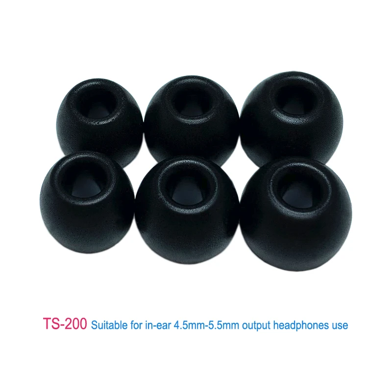 Earphone Foam Tip - 10 คู่เมมโมรี่โฟมแผ่นรองหูฟัง TS200 เส้นผ่านศูนย์กลาง 4.5 มม.