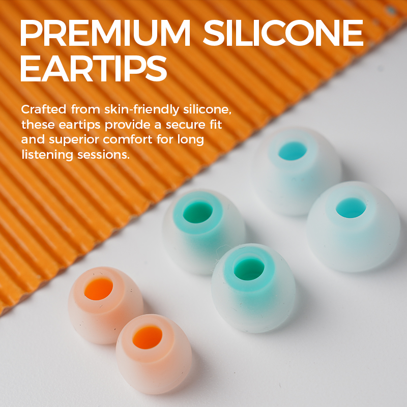 จุกหูฟังซิลิโคนสีลูกกวาด Hifii - Silicone Ear Tip Replacement บทวิจารณ์และราคา