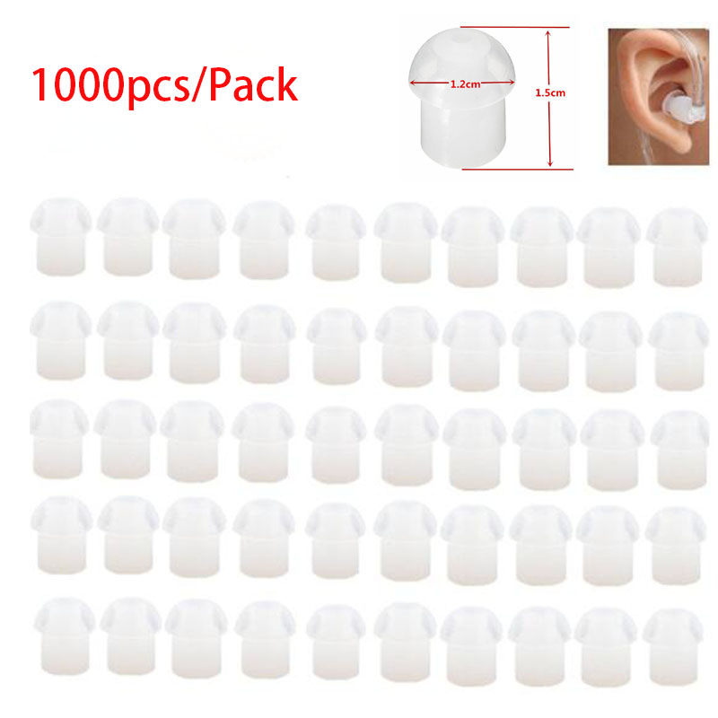 1000ชิ้นอะไหล่ซิลิโคนยางจุกหูฟ - Silicone Ear Tip Replacement บทวิจารณ์และราคา