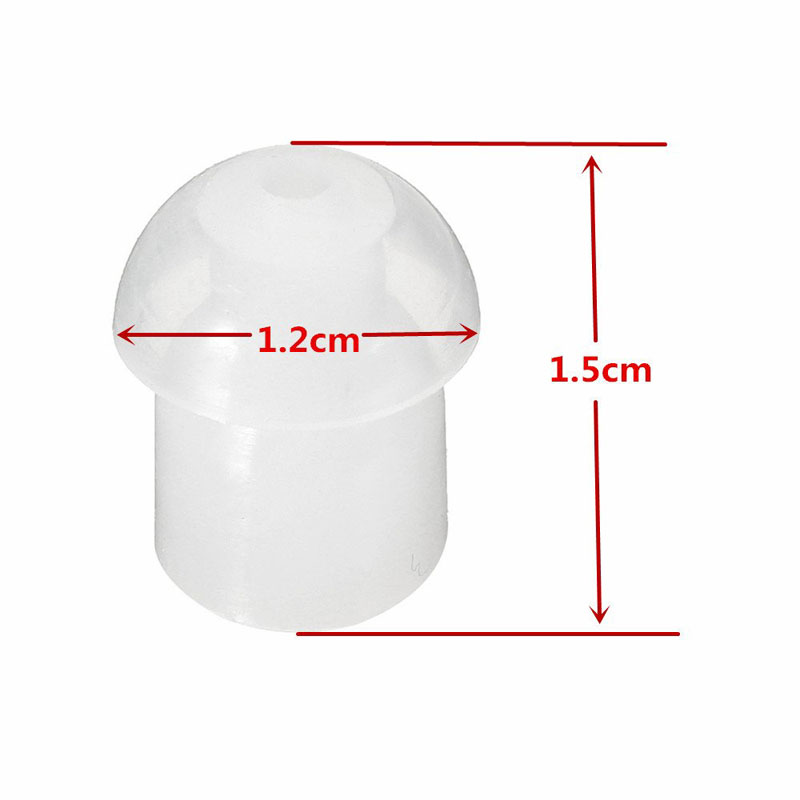 1000ชิ้นอะไหล่ซิลิโคนยางจุกหูฟ - Silicone Ear Tip Replacement บทวิจารณ์และราคา