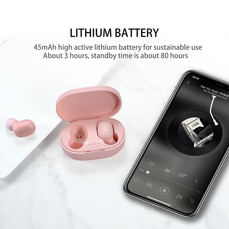 A6S TWS หูฟังไร้สายบลูทูธ 5.0  - Wireless Earbuds Tws บทวิจารณ์และราคา