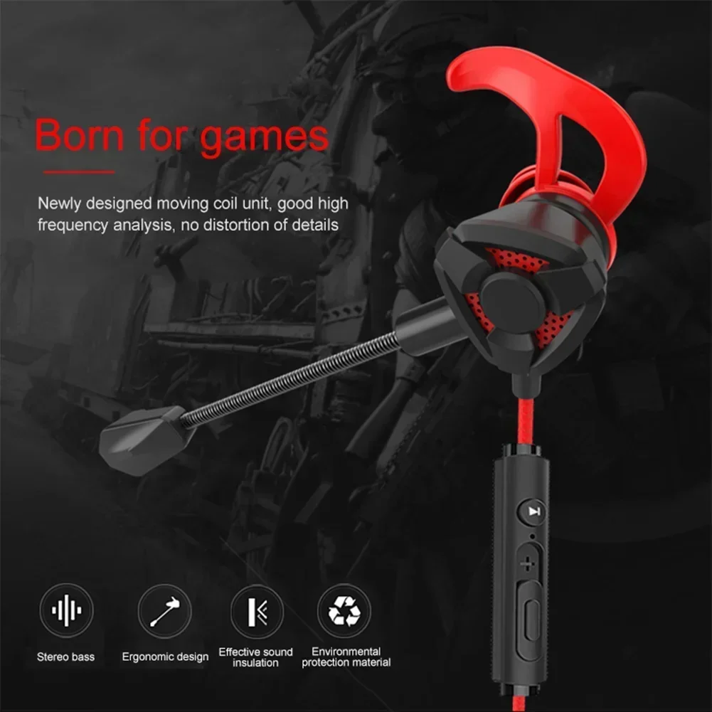ชุดหูฟัง Gamer หูฟังแบบมีสายหู - Wired Earphone Mic บทวิจารณ์และราคา