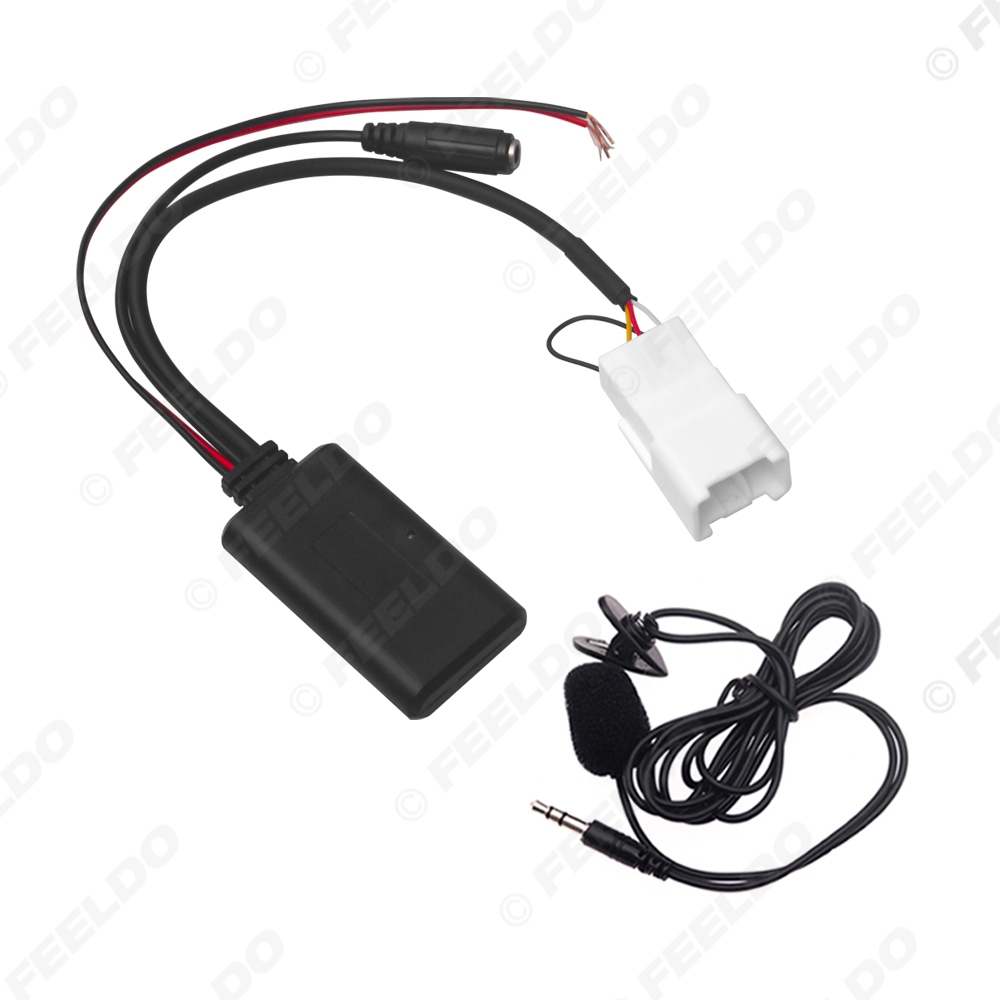 FEELDO 1PC รถ 5Pin ไร้สายบลูทู - Bluetooth Adapter Receiver บทวิจารณ์และราคา