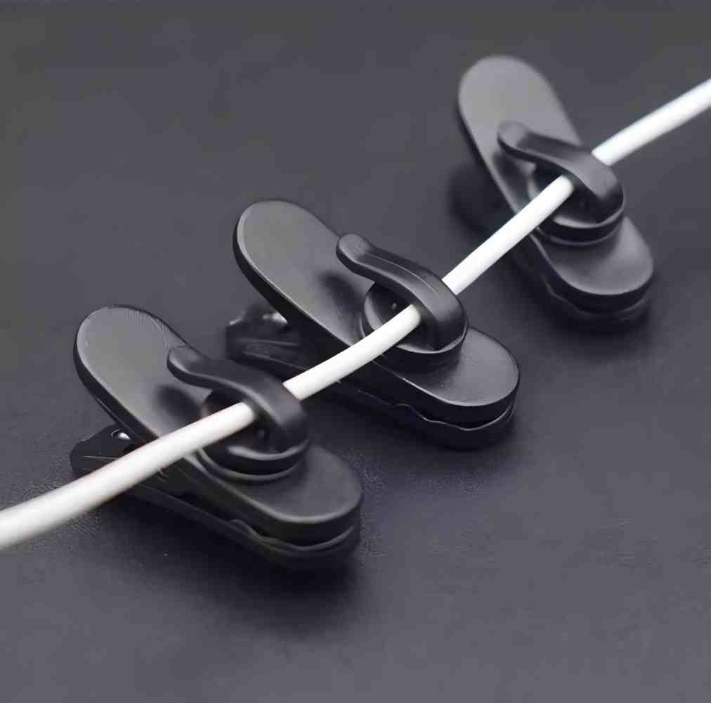 คลิปหนีบสายหูฟังแบบหมุนได้ 10  - Headphone Stand Desk บทวิจารณ์และราคา