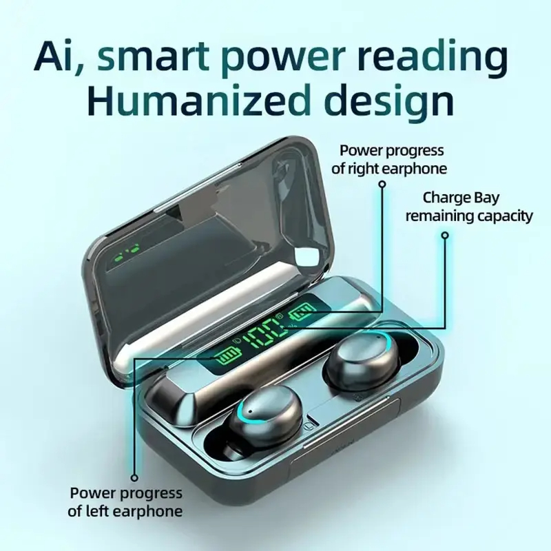 หูฟังไร้สายบลูทูธ Lenovo F9 -  - Earbuds Charging Case บทวิจารณ์และราคา