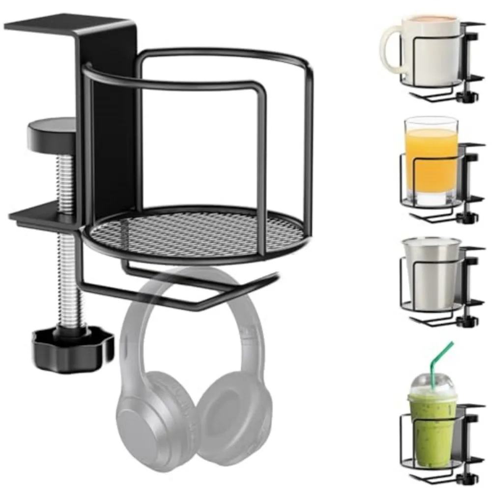 ที่วางแก้วแบบปรับได้ 2-in-1 ป้ - Headphone Stand Desk บทวิจารณ์และราคา