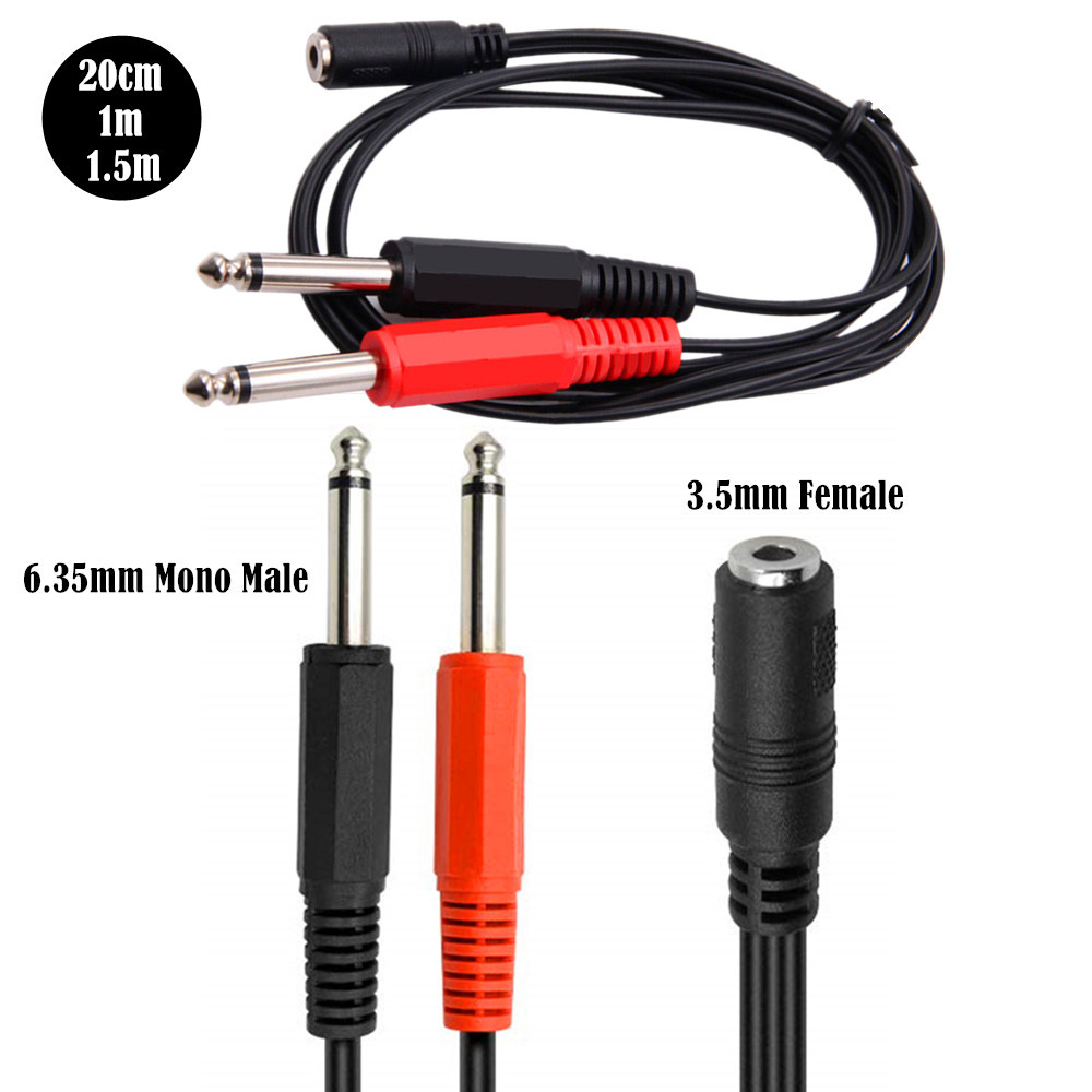 สายอะแดปเตอร์แปลง 6.35 มม. ตัว - Cable Extension 3.5 บทวิจารณ์และราคา
