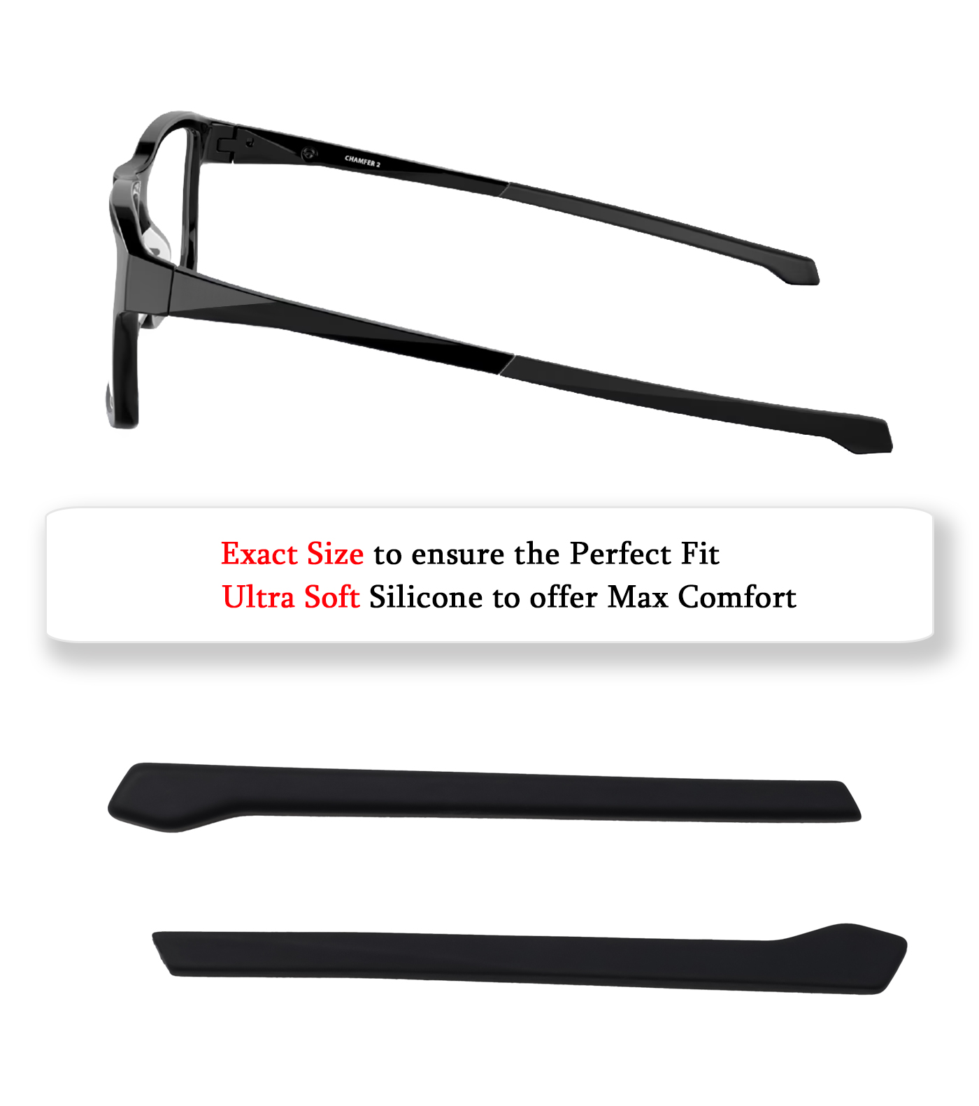 แผ่นรองกันลื่นสำหรับขาแว่นตา ร - Silicone Ear Tip Replacement บทวิจารณ์และราคา