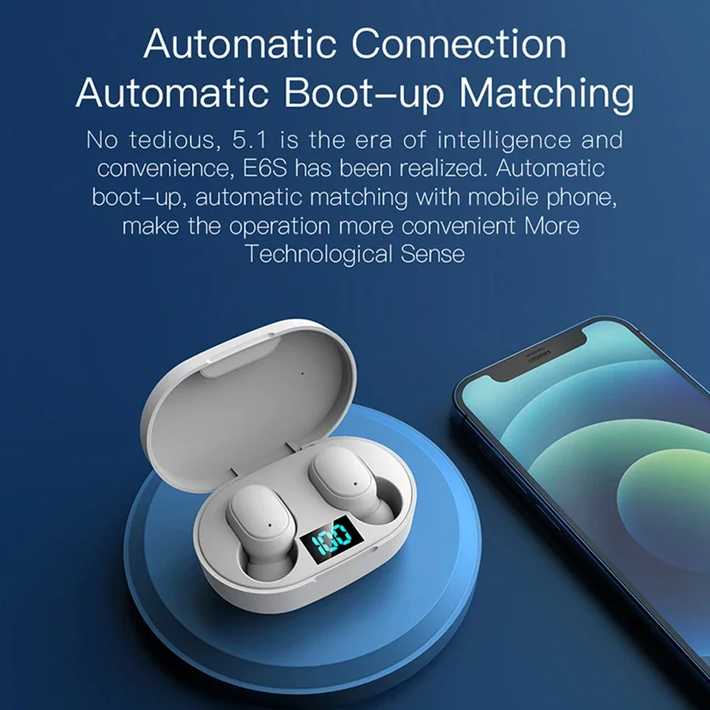 หูฟังบลูทูธไร้สาย E6S รุ่นใหม่ - Bluetooth Headset On Ear บทวิจารณ์และราคา