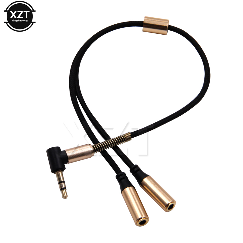 3.5 มม.1 ถึง 2 เสียง Aux Y Spl - Earphone Splitter Jack บทวิจารณ์และราคา