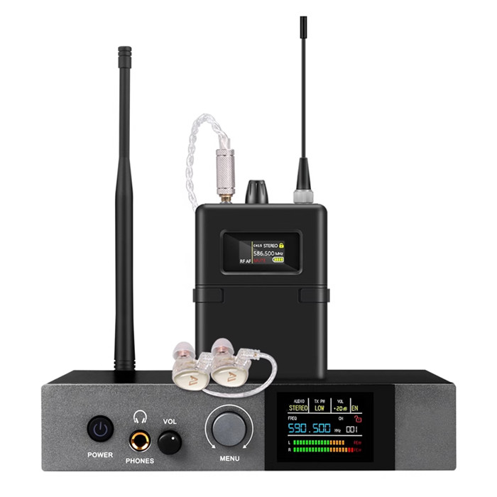 ระบบมอนิเตอร์แบบไร้สายในหู UHF - In Ear Monitor Iem บทวิจารณ์และราคา