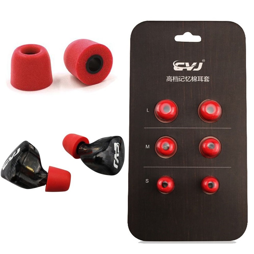 3คู่อัพเกรดแยกเสียงรบกวนสวมสบา - Earphone Foam Tip บทวิจารณ์และราคา