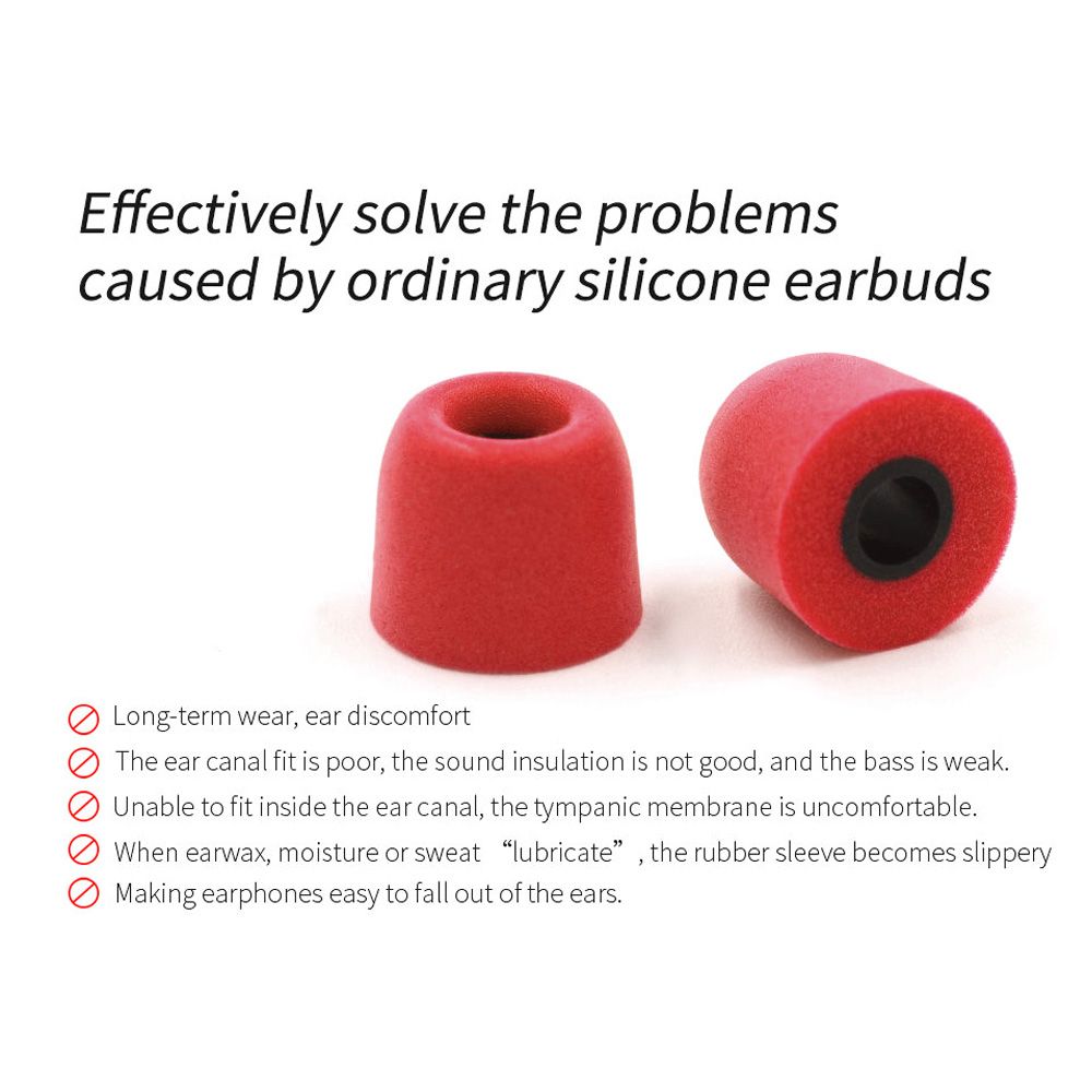 3คู่อัพเกรดแยกเสียงรบกวนสวมสบา - Earphone Foam Tip บทวิจารณ์และราคา