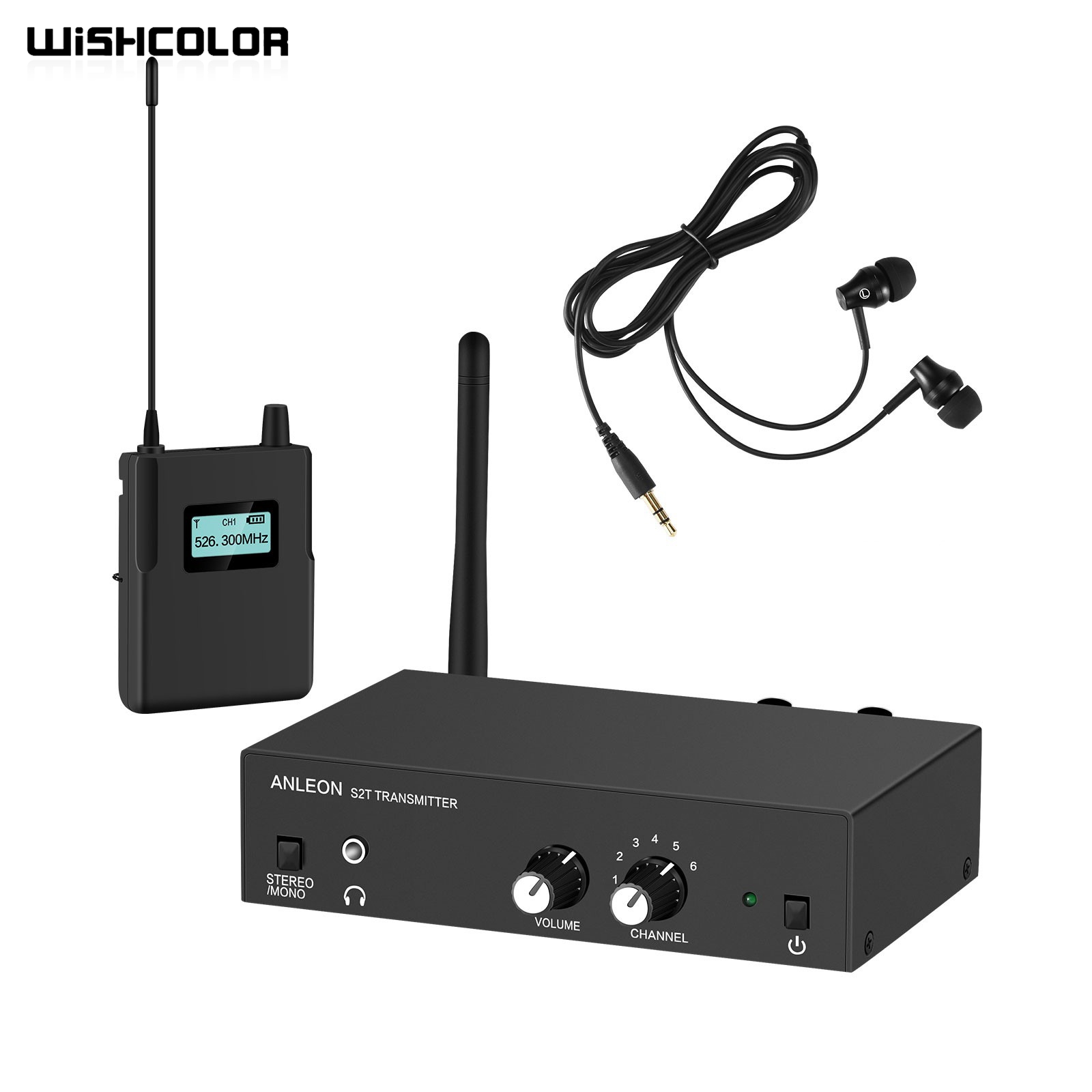 แอนลีน wishcolor S2 526-535MHz - In Ear Monitor Iem บทวิจารณ์และราคา