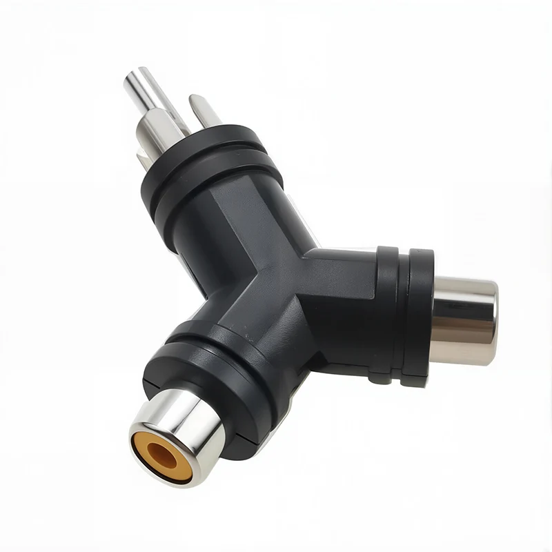 5 ชิ้นแจ็ค RCA หญิงชายปลั๊กอะแ - Audio Splitter Y บทวิจารณ์และราคา