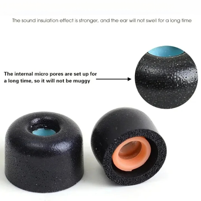 เมมโมรี่โฟมหูฟังแผ่นรองหูฟังสำ - Earphone Foam Tip บทวิจารณ์และราคา