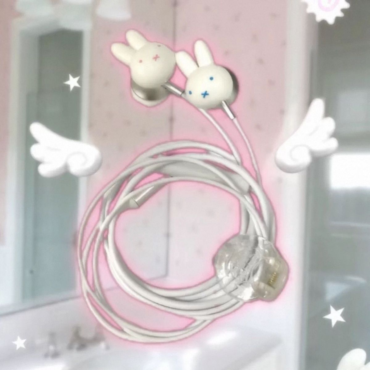 หูฟังแบบมีสายลายกระต่ายมิฟฟี่  - Usb C Earphone บทวิจารณ์และราคา