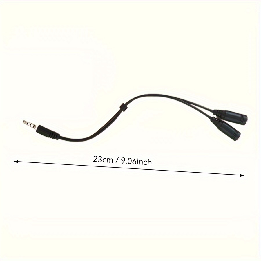 เสียงสเตอริโอ 3.5 มม. 1 ชาย 2  - Audio Splitter Y บทวิจารณ์และราคา