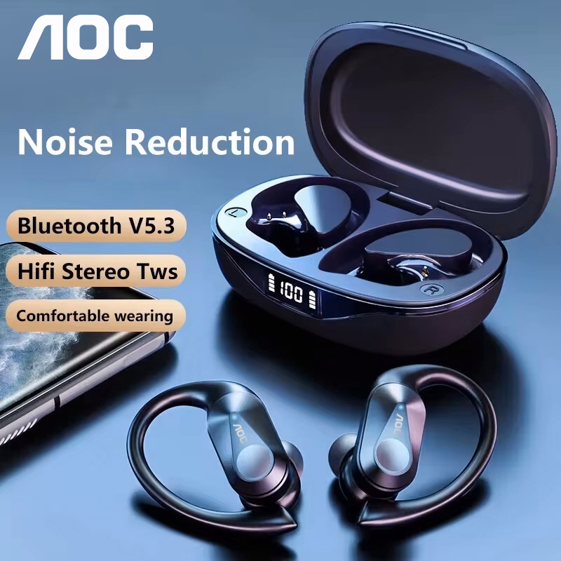 ช้อยส์ AOC ชุดหูฟังกีฬาไร้สายบ - Wired Earphone Mic บทวิจารณ์และราคา
