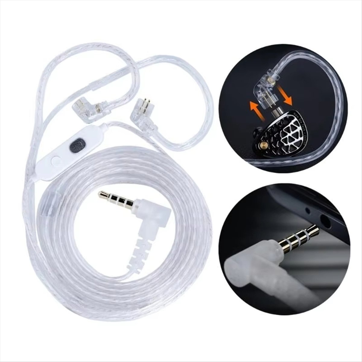 ABAN สายหูฟัง M2 ไมโครโฟนคู่ ส - Wired Earphone Mic บทวิจารณ์และราคา