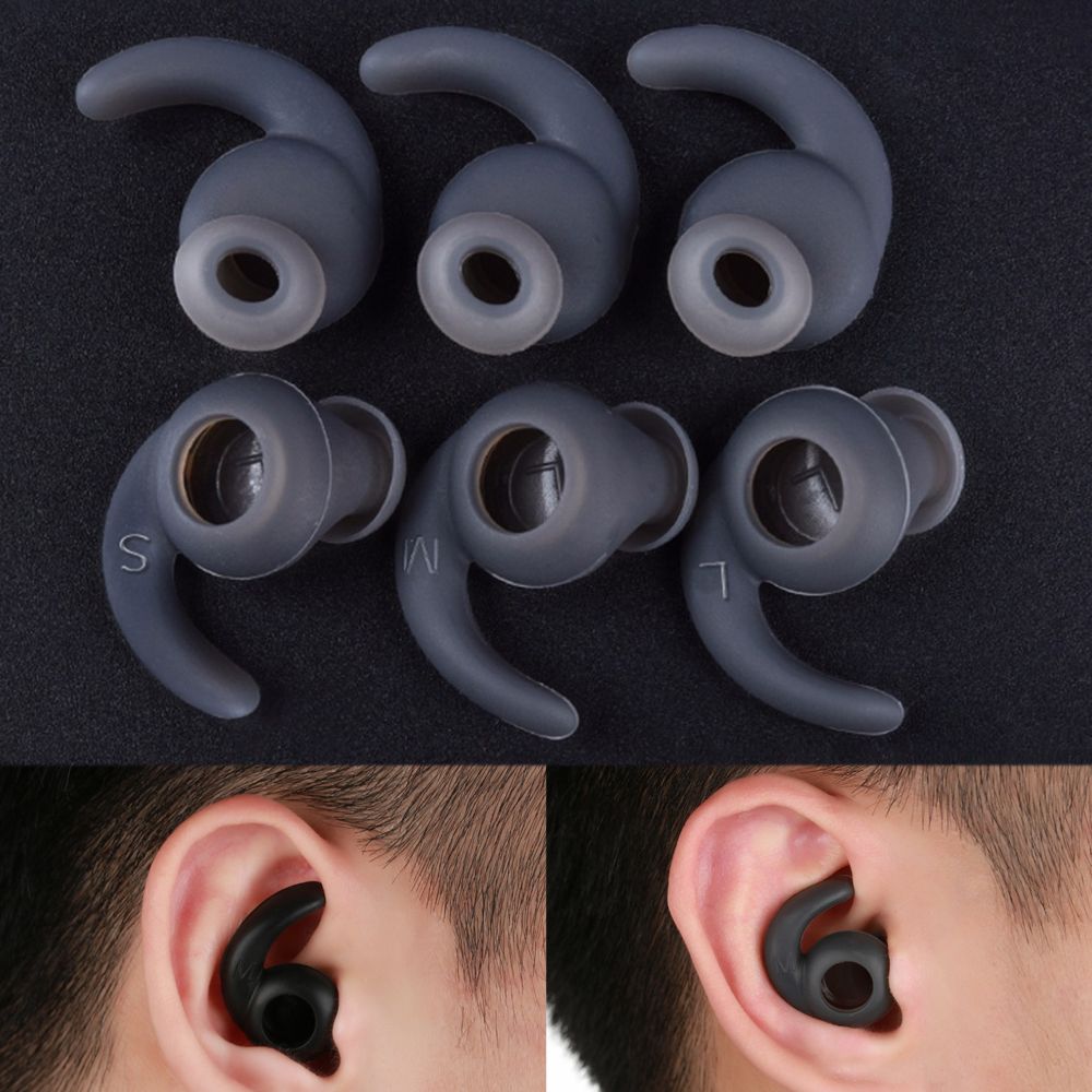 3คู่ S/M/L หูฟังกีฬาปลอกซิลิโค - Sports Earphone Hook บทวิจารณ์และราคา