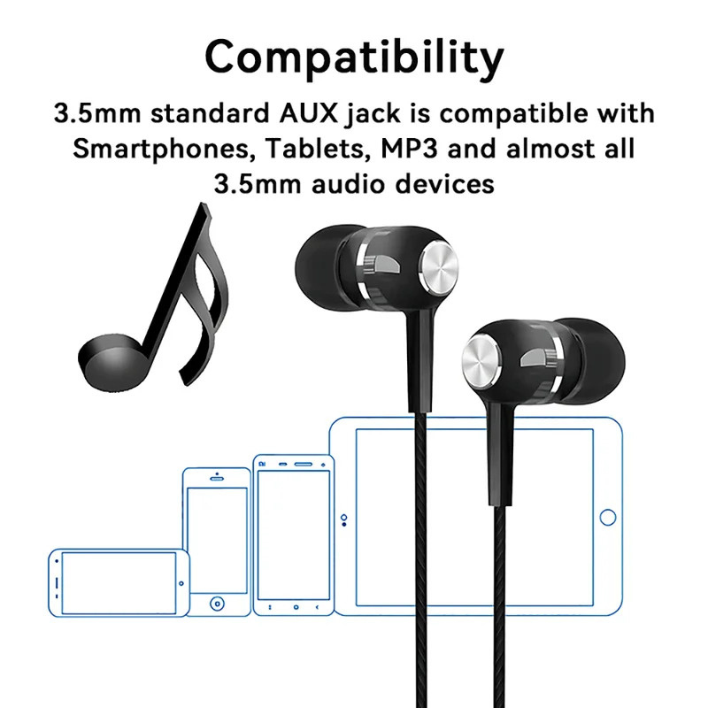 1/2/3/4 ชิ้น 3.5 มม. หูฟังแบบม - Wired Earphone Mic บทวิจารณ์และราคา