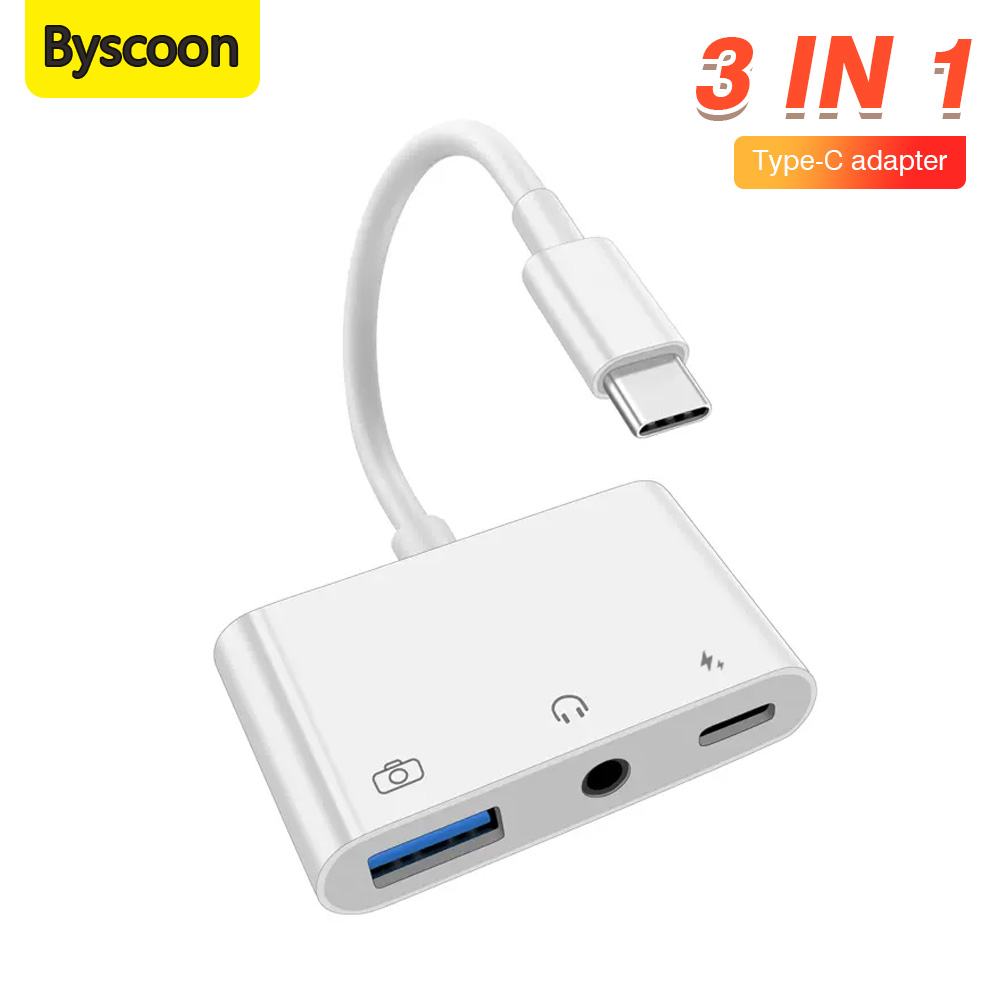 อะแดปเตอร์แปลงเสียง 3 in 1 Typ - Earphone Splitter Jack บทวิจารณ์และราคา