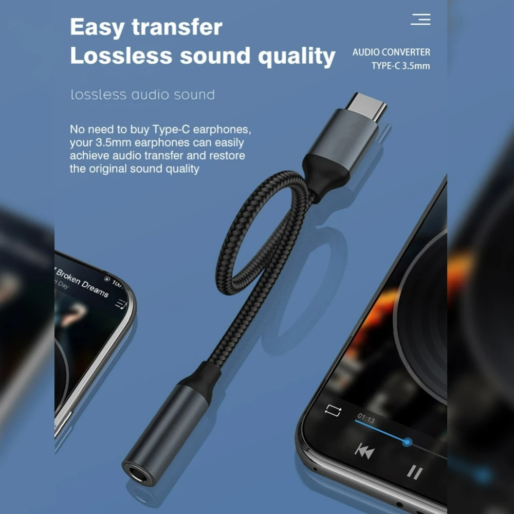 อะแดปเตอร์แปลงเสียง USB Type C - Audiophile Headphone Wired บทวิจารณ์และราคา
