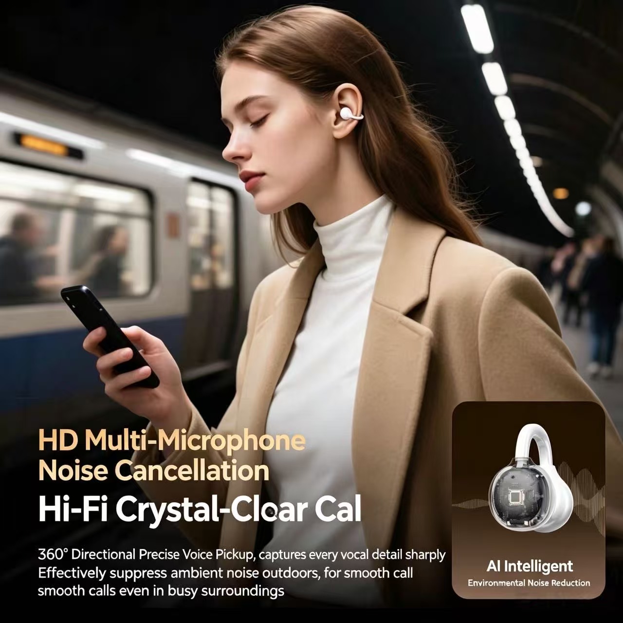 หูฟังบลูทูธแบบคล้องหูไร้สายพร้ - Sports Earphone Hook บทวิจารณ์และราคา